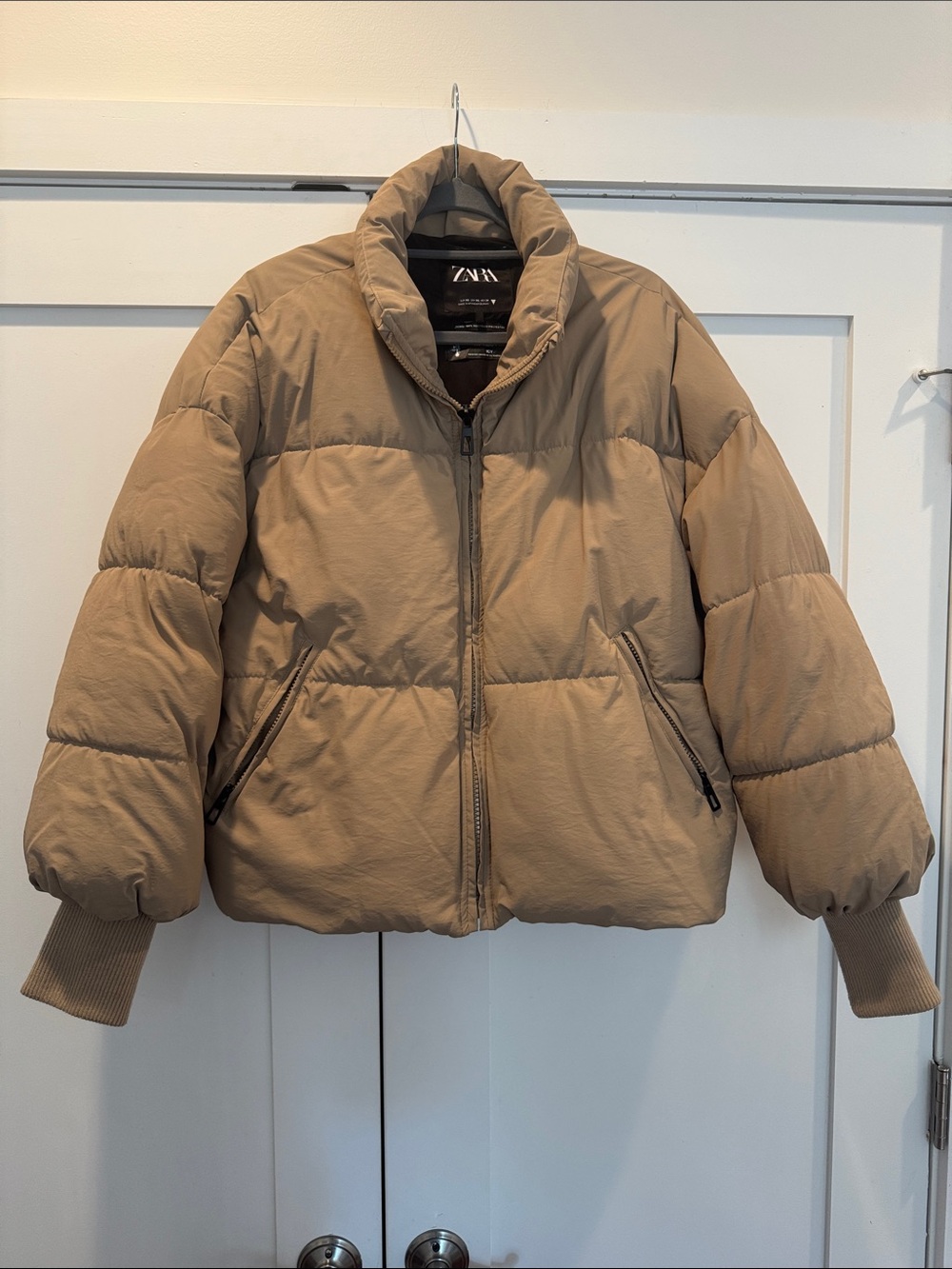 Zara Cropped Puffer Jacket